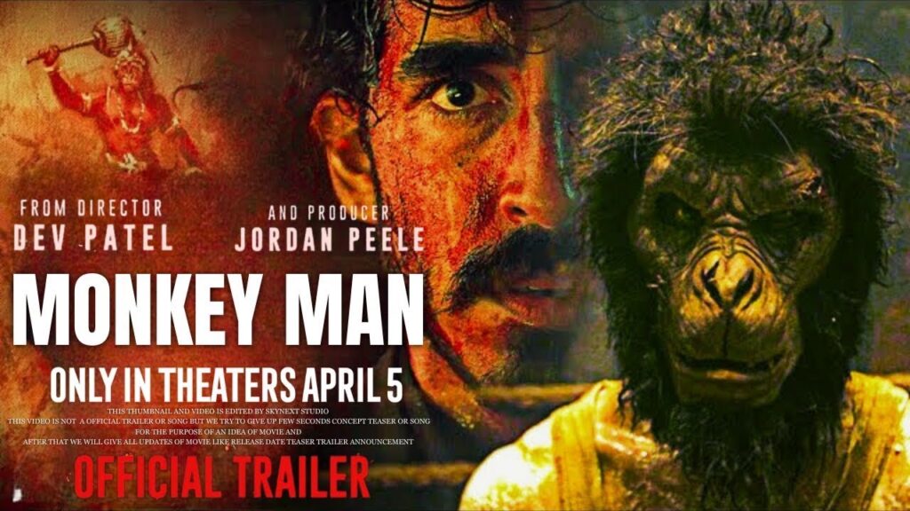 monkey man movie poster